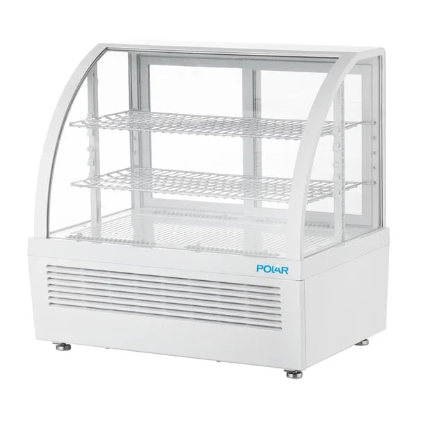 Polar C-Series Countertop Display Fridge 100Ltr White - Width: 705mm. 105W.