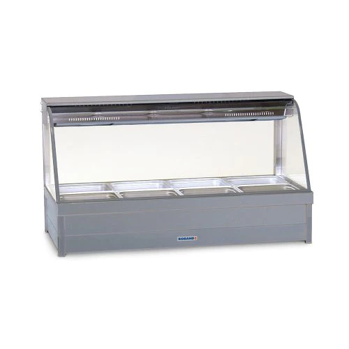 Roband C23 Glass Hot Food Bar Display 6 x 1 / 2 size 65mm N / A / W1030-D615-H750 mm/1Y Warranty