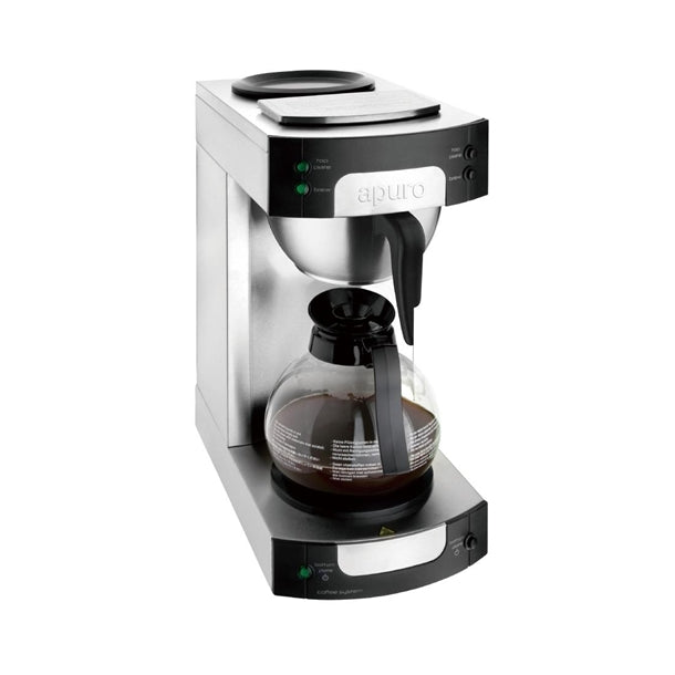 Apuro Filter Coffee Maker - 2.1kW. Capacity: 1.7Ltr. Manual Fill