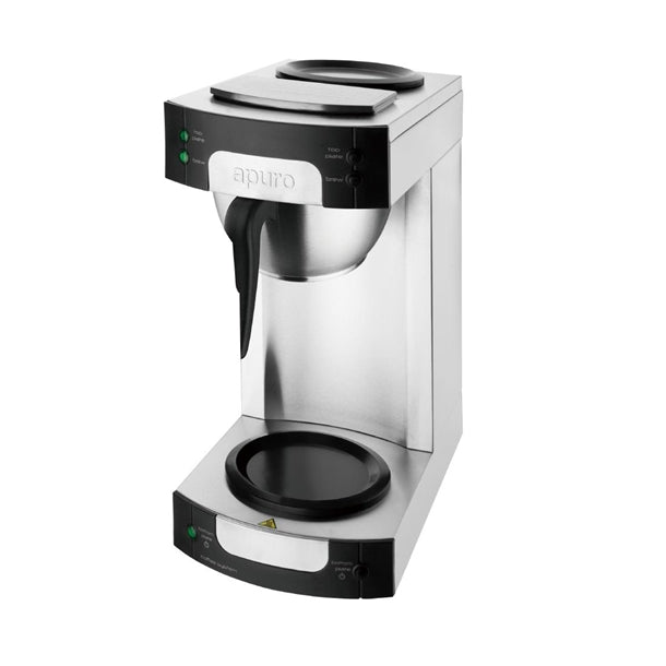 Apuro Filter Coffee Maker - 2.1kW. Capacity: 1.7Ltr. Manual Fill