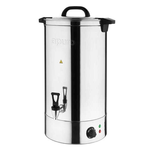 Apuro Energy Saving Manual Fill Water Urn 20Ltr - 2.2kw. 10amp. Capacity: 20Ltr. Uses 60% less energy