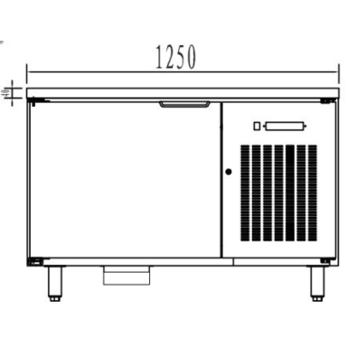 Thermaster D-G7 7 Tray Blast Chiller Pan Capacity: 7x1/1GN