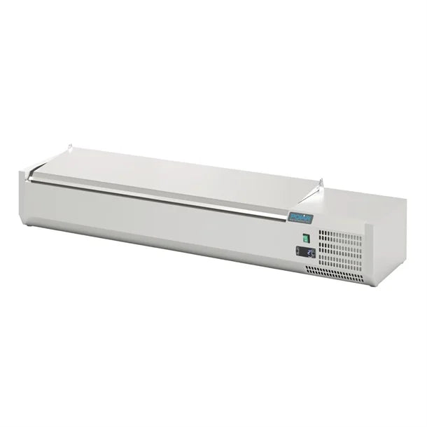 Polar G-Series Countertop Prep Fridge with Lid 6x 1/4GN - 110W | Capacity: 6x 1/4GN | R600a