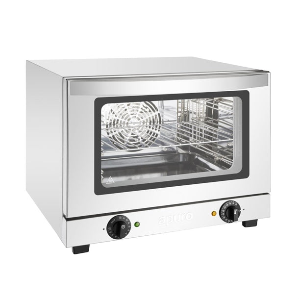 Apuro Convection Oven 21Ltr - 2.1kW. Capacity: 3 x 1/2 GN