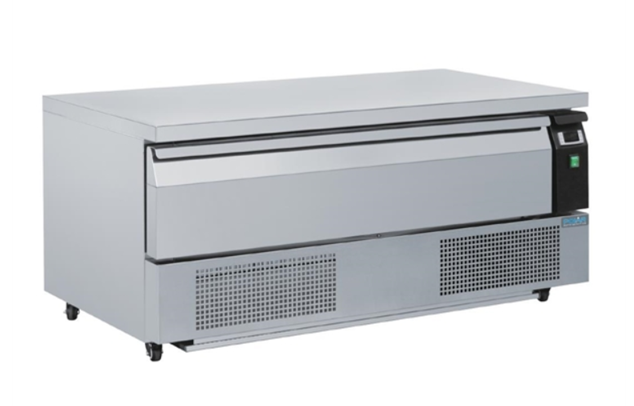 FED/DA995-A/Polar U-Series Single Drawer Counter Fridge Freezer 3xGN/90kg D605xW1230xH700