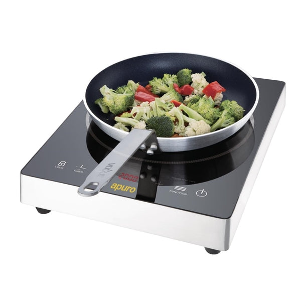 Apuro Touch Control Single Induction Hob 3kW - 3kW Single Ring