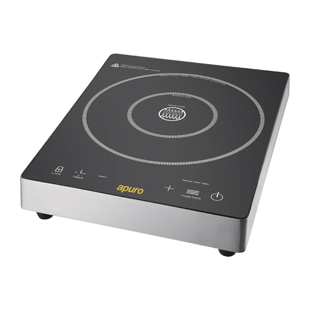 Apuro Touch Control Single Induction Hob 3kW - 3kW Single Ring