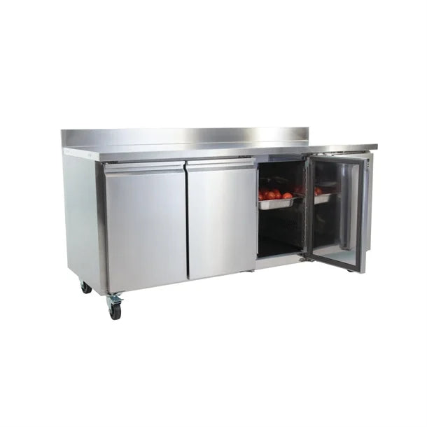 Polar U-Series Triple Door Counter Fridge with Upstand - 417Ltr - 350W | Total usable capacity: 358 Ltr | R600a
