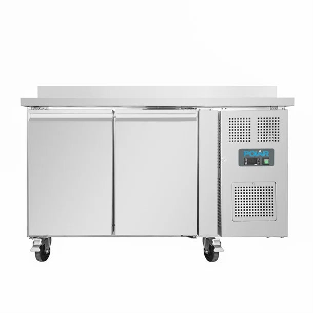 Polar U-Series Double Door Counter Freezer with Upstand 282Ltr - 750W. Total usable capacity: 205 Ltr. R290