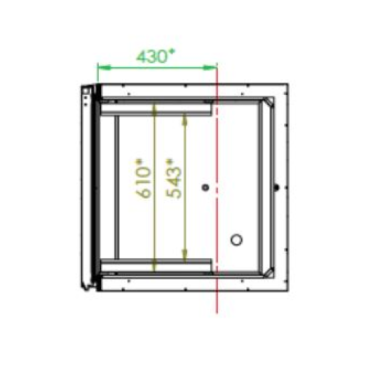 Tecnodom Blast Chiller & Shock Freezer DO10 10 × 1/1 GN or 600 ×400 EN pans