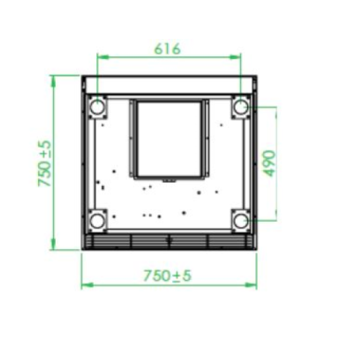 Tecnodom DO20 Blast chiller 20 X 1/1 GN pan capacity