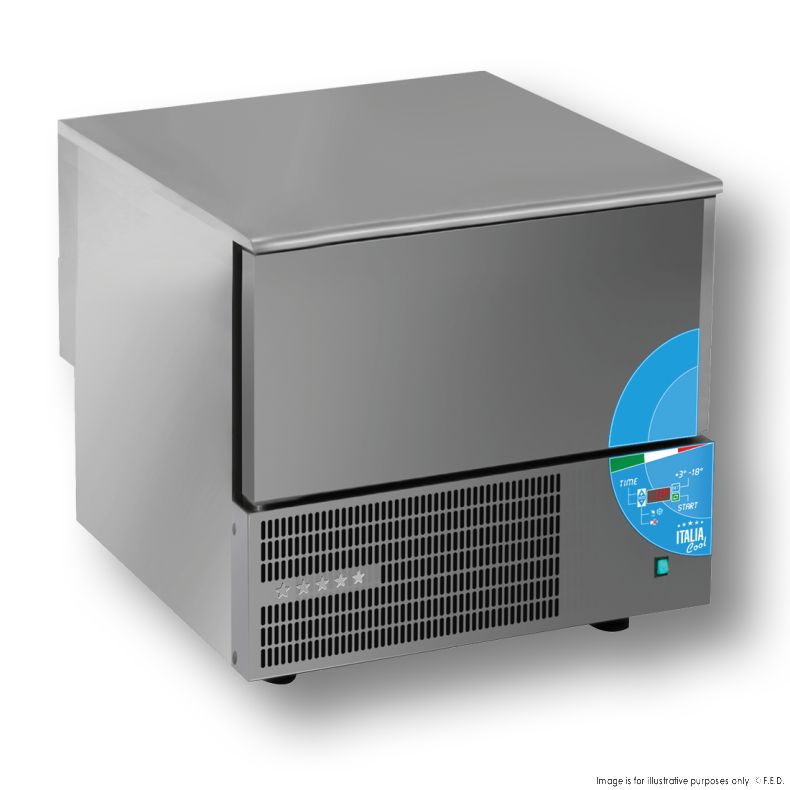 Tecnodom DO3 3 Tray Blast Chiller  3 × 1/1 GN or 600 ×400 EN pans