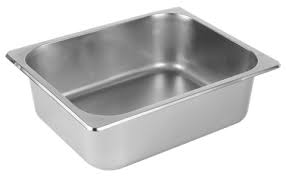CHEF INOX ANTI-JAM STEAM PAN-1/2 SIZE 150mm Cartons 12ea