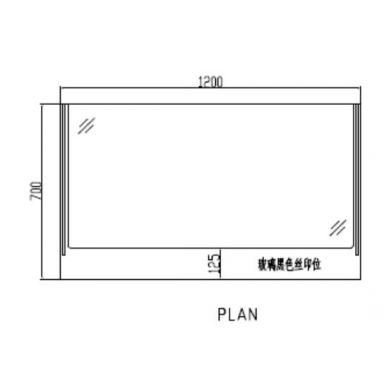 Anvil DSD0001 Single Drawer Showcase
