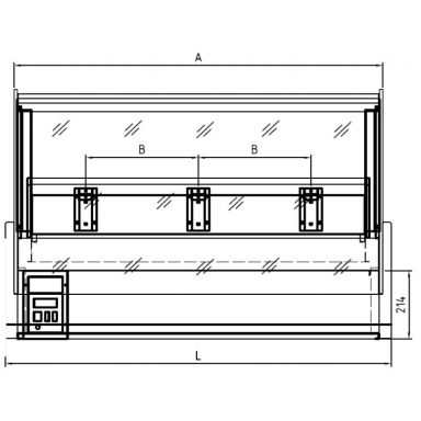 Anvil DSI0540 Countertop Showcase Freezer