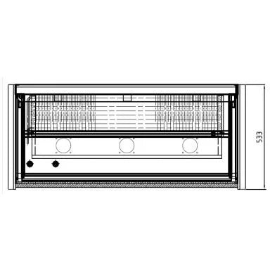 Anvil DSI0550 Countertop Showcase Freezer