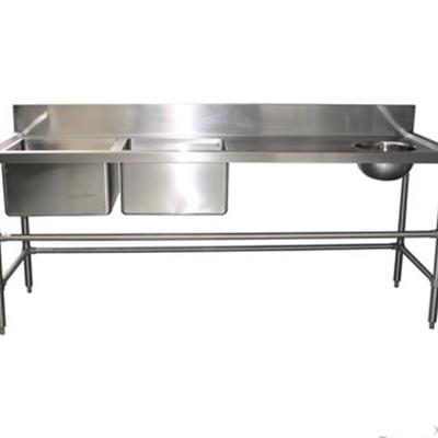 Brayco DSR2200HB Double Bowl Stainless Kitchen Sink With Handbasin / W2200-D700-H900 mm