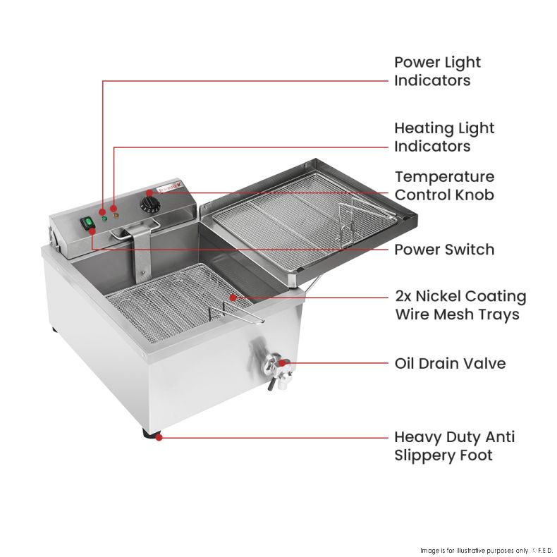 Benchtop Electric Doughnut Fryer - EF-TE