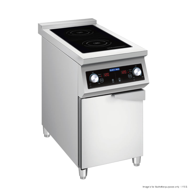 Electmax 700 Series Induction 2-Burner Cooker with Door - EIC400