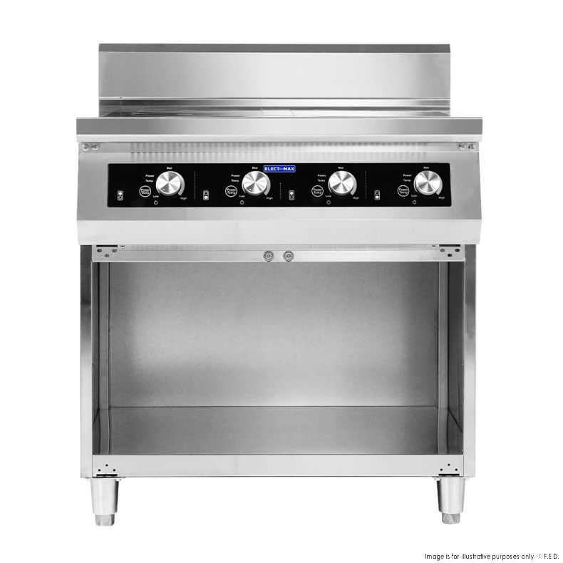 Electmax 700 Series Induction 4-Burner Cooker with Splashback EIC7-800P