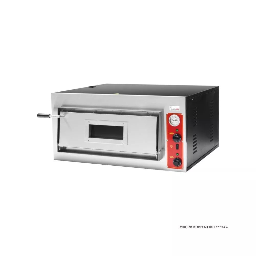 Baker Max EP-2-1E Black Panther Pizza Deck Oven (5.9A) - 4.2kW