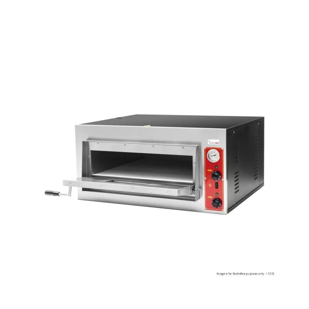 Baker Max EP-2-1E Black Panther Pizza Deck Oven (5.9A) - 4.2kW