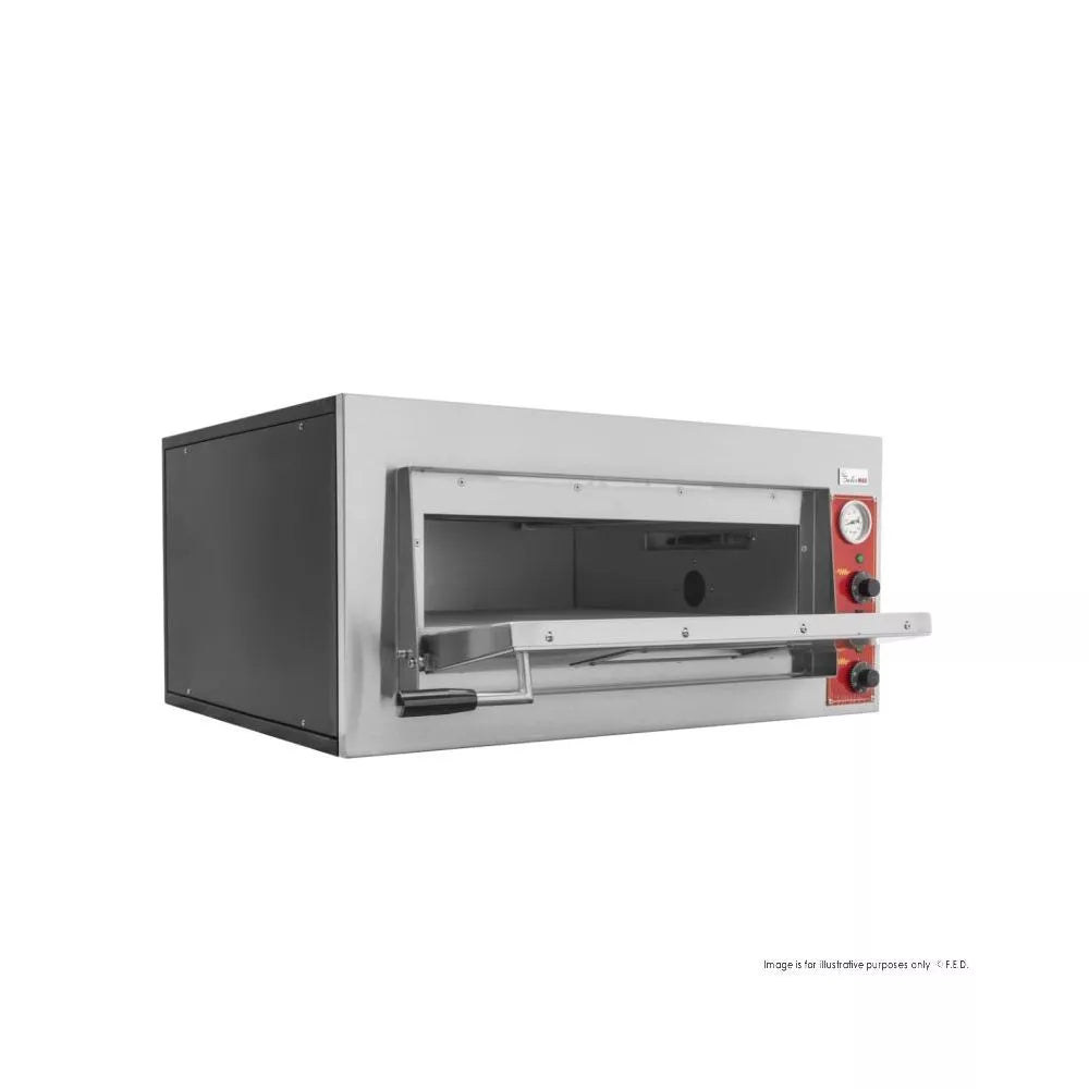 Baker Max EP-2-1E Black Panther Pizza Deck Oven (5.9A) - 4.2kW