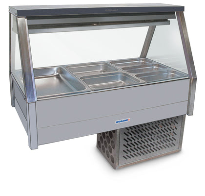 Roband ERX26RD Straight Glass Food Bar - Refrigerated Cold Plate & Cross Fin Coil