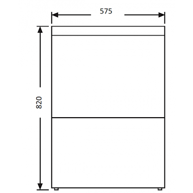 SAFCO EW360E Eurowash Underbench Dishwasher