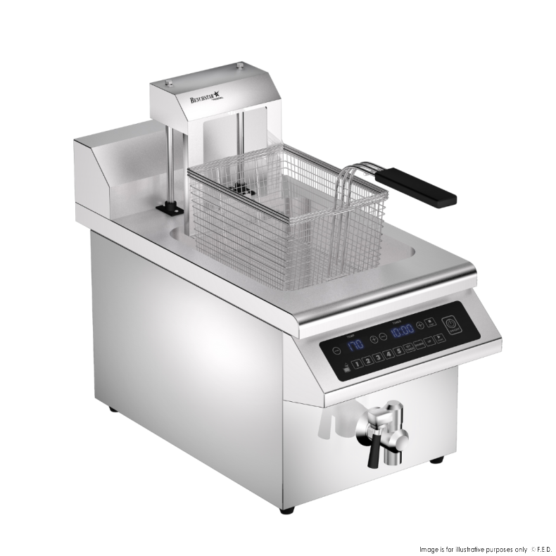 Benchstar Single Tank Auto Lifting Induction Fryer - IF3500S-AL