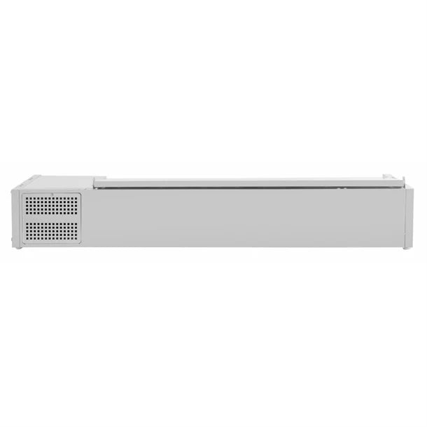Polar G-Series Countertop Prep Fridge with Lid 7x 1/4GN - 110W. Capacity: 7x 1/4GN. R600a