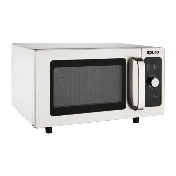 Apuro Light Duty Manual Commercial Microwave 1000W 25Ltr - 1000W | Manual controls