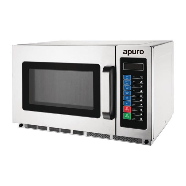 Apuro Medium Duty Programmable Commercial Microwave 1800W 34Ltr - 1800W | Digital controls