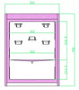 Anvil FBFG1201 Single Door Freezer with Glass Door