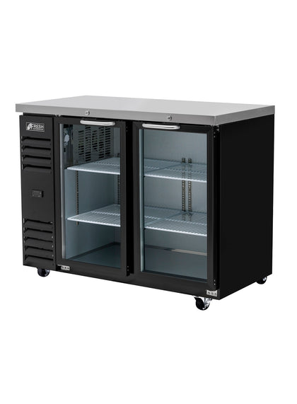 Fresh  / FNB-60BG / NARROW BACK BAR REFRIGERATOR (GLASS DOOR ) / 102kg,W1530xD608xH900