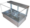Atosa Square Glass Hot Food Display CRB-4 4 pan