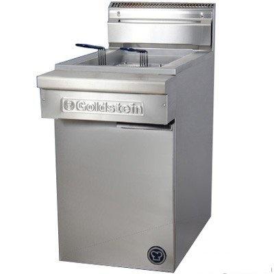 Goldstein FRG1L Gas Single Pan Fryer 2 baskets per pan / 32L / Mj: 80 / 70Kg / W457-D800-H1120 mm