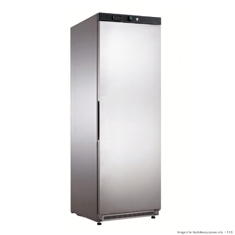 FED-X 350L S/S Single Solid Door Fridge - XR400SS - Catering Sale
