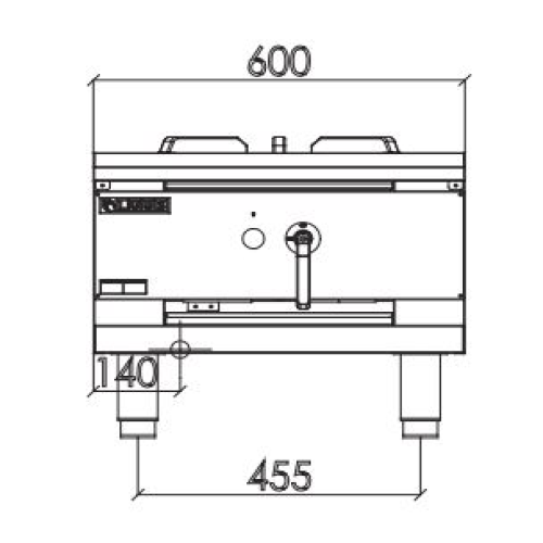 Luus FSP-60 Asian Range Freestanding Stockpot