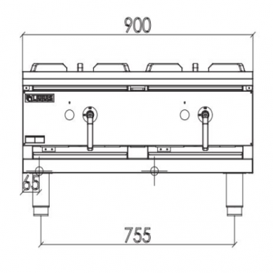 Luus FSP-90 Asian Range Freestanding Stockpot