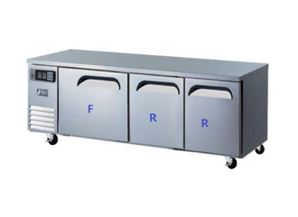 Fresh / FT-1800RF / Dual Temperature Underbench Three Door / 108kg,W1800xD700xH870