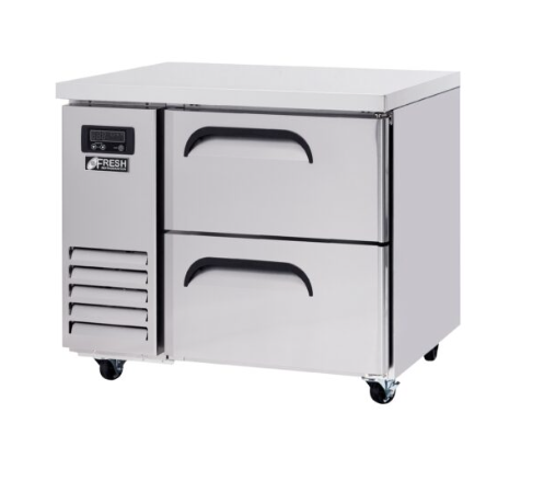 Fresh / FT-900R-D2 / Fresh Refrigeration ? Underbench Fridge Mixed Door 2 Drawer / ,W900xD700xH846