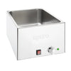 Apuro FT693-A Bain-Marie Base Unit / 1.2kW Wet Heat. Capacity: 1x GN 1/1 or 1/2 or 1/3 GN pans