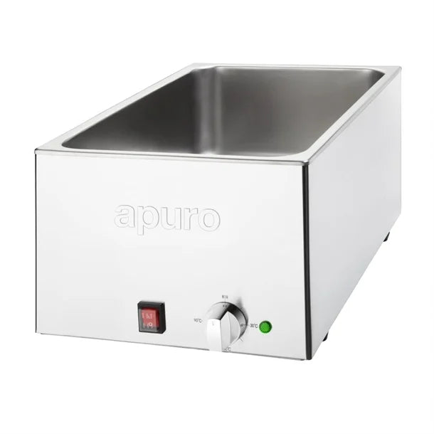 Apuro Bain Marie - 1.2kW Wet Heat. Capacity: 1x GN 1/1