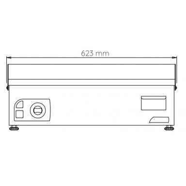 Anvil FTA0600 Griddle Plate Flat Top 600mm