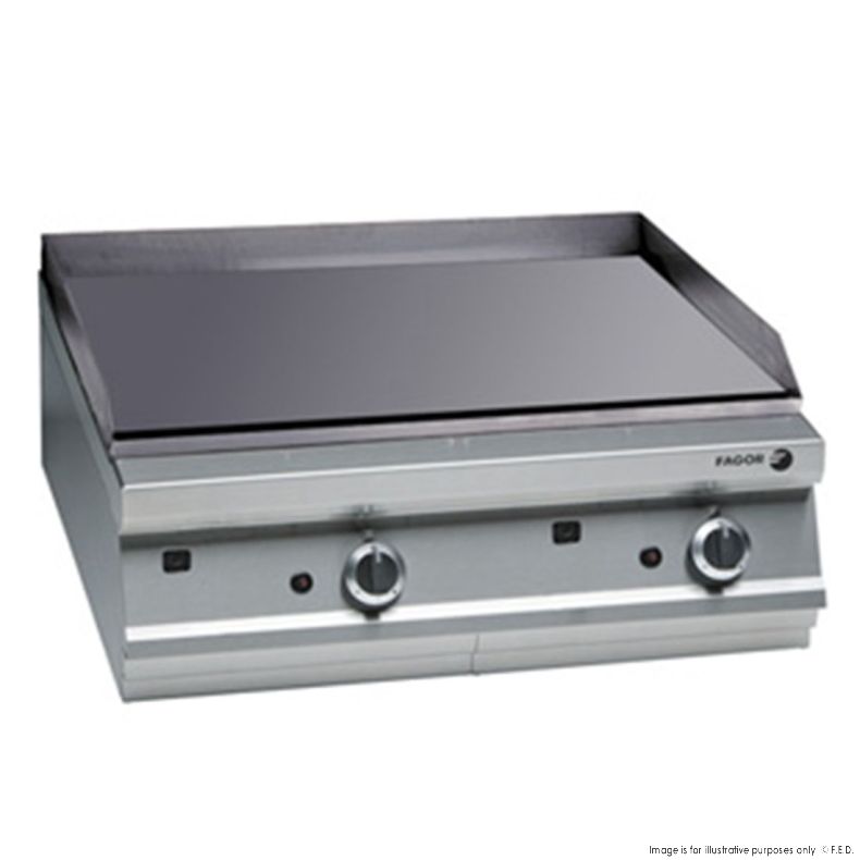 FED FTG-C9-10L Fagor 900 series natural gas chrome 2 zone fry top Gas Griddle
