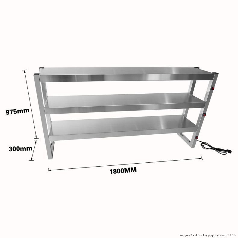 Benchstar Commercial Food Warmer with 15 Lamps – FW15L-183