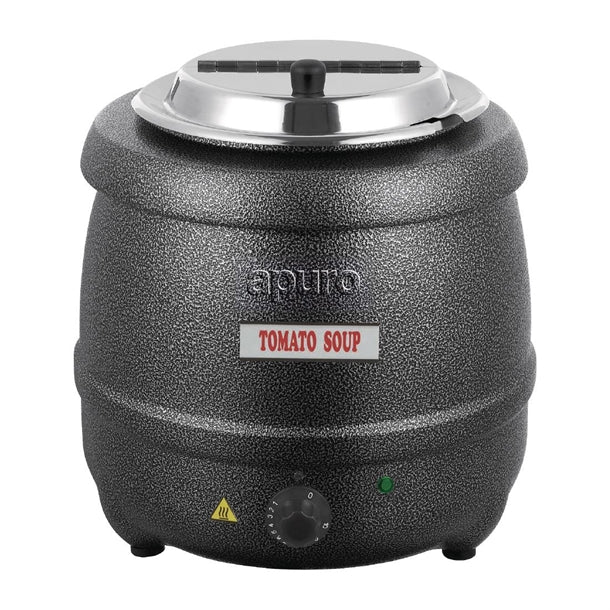 Apuro Graphite Grey Soup Kettle - Capacity: 10Ltr