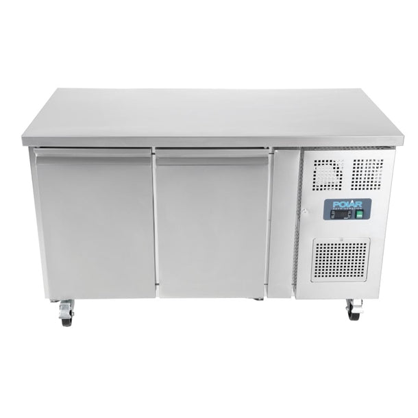 Polar U-Series Double Door Counter Fridge - 282Ltr - 350W | Total usable capacity: 205 Ltr