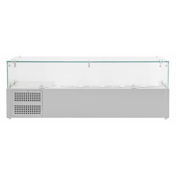 Polar G-Series Countertop Prep Fridge 5x 1/4GN - 150W. Capacity: 5x 1/4GN. R600a